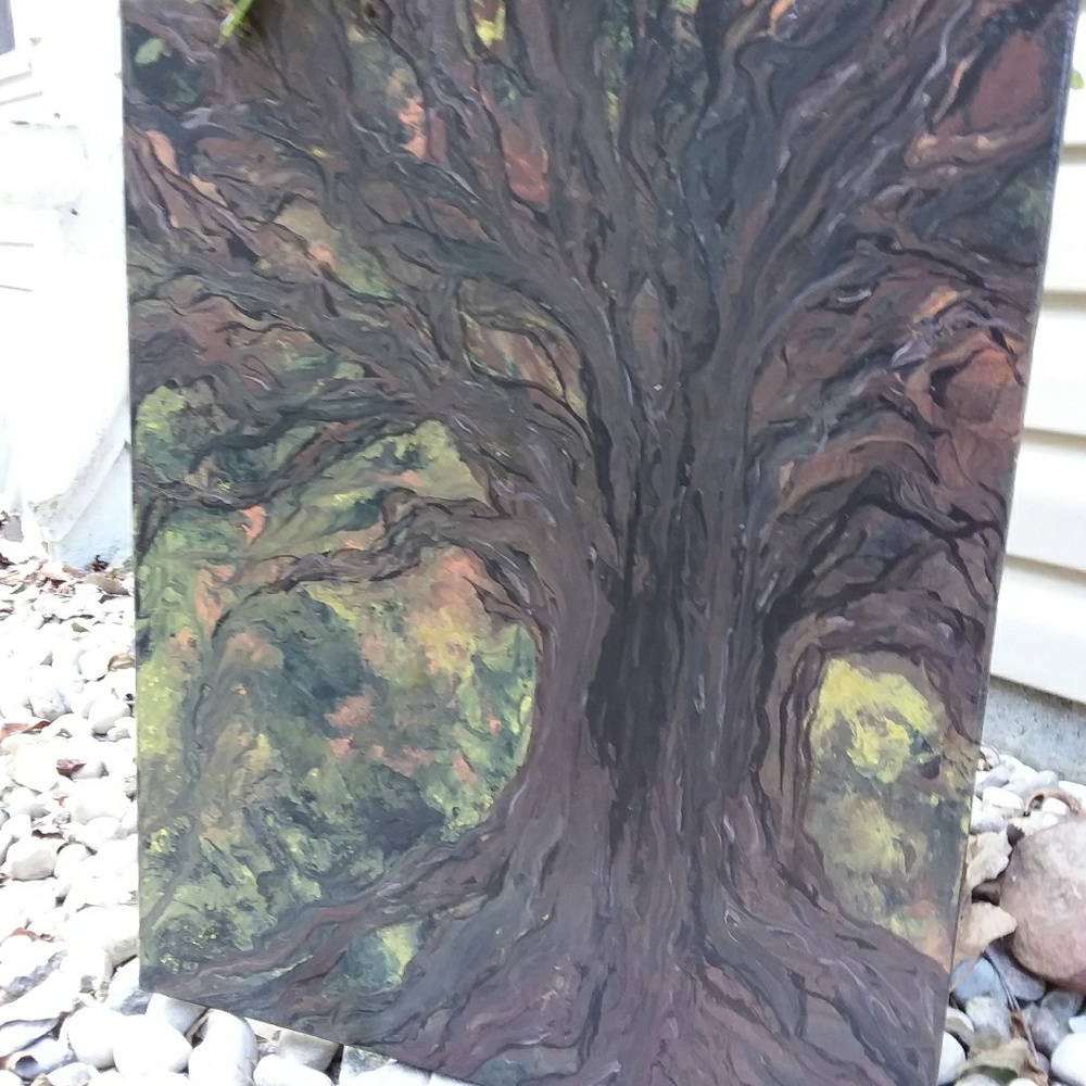 Painting... Fall Tree